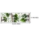 thumbnail image 2 of 1 juego de calcomanías de pared con plantas en maceta, pegatinas adhesivas para ventanas y plantas verdes., 2 of 5