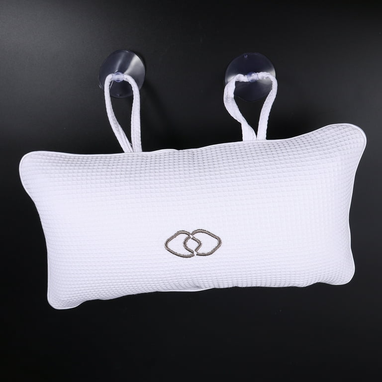 Swtroom Luxury Bath Pillow Relieve Stress and Rejuvenate Bathtub Pillow, Bath Pillows for Tub with A Washing Bag White, Size: One Size