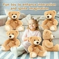 thumbnail image 2 of MorisMos 5 Packs Teddy Bears 14'' Bulk Stuffed Animals Plush Bear, 2 of 7
