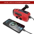 thumbnail image 2 of Radios Emergencia Manivela Linterna Cargador para Emergencia Camping (UE), 2 of 9