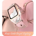 thumbnail image 4 of Bracelet Conçu pour Fitbit Versa 2, [Cosmo] Étui de Protection Sportif Élégant avec Bracelet en Cuir Ajustable (Marbre), 4 of 7