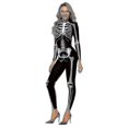 thumbnail image 2 of Navidad mujer 3d esqueleto disfraces de Halloween Cosplay mono mono, 2 of 5