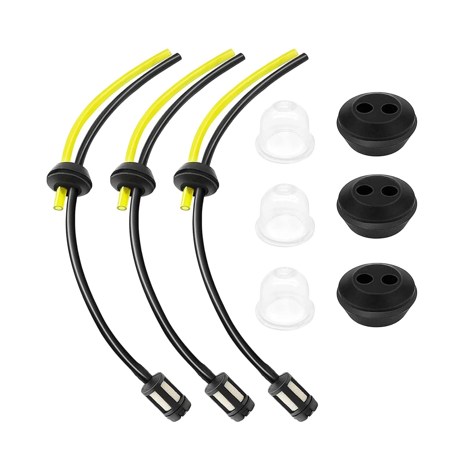 3 Pack Universal Fuel Line with Filter Primer Replacement Fuel Line