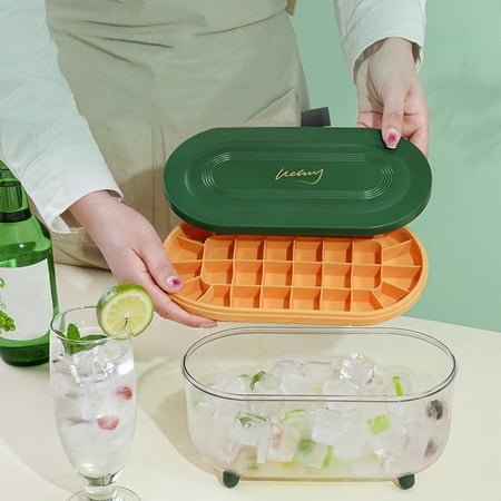

SHOPESSA Ice Tray Silicone Ice Box Frozen Ice Cubes Household Ice Maker Refrigerator Freezer Ice Cubes Box On Clearance Early Access Deals Great gifts for less Savings up to 30% off