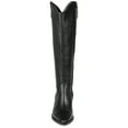 thumbnail image 6 of Journee Signature Womens Genuine Leather Pryse Extra Wide Calf Almond Toe Pull On Knee High Boots, 6 of 8