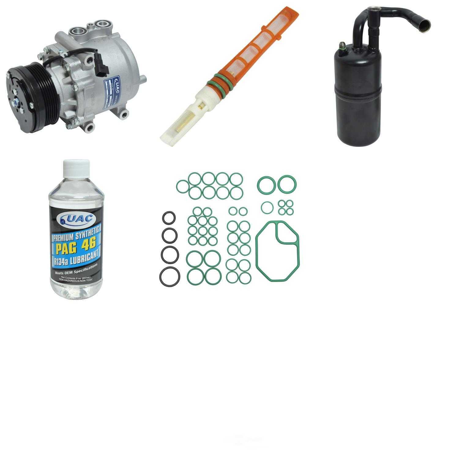 A/C Compressor and Component Kit -- Compressor Replacement Kit Fits select: 2003-2005 MERCURY GRAND MARQUIS, 2003-2005 FORD CROWN VICTORIA