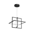 thumbnail image 3 of PD16320-BK-Kuzco Lighting-Mondrian - 84W LED Pendant-17 Inches Tall and 19.38 Inches Wide-Black Finish, 3 of 6