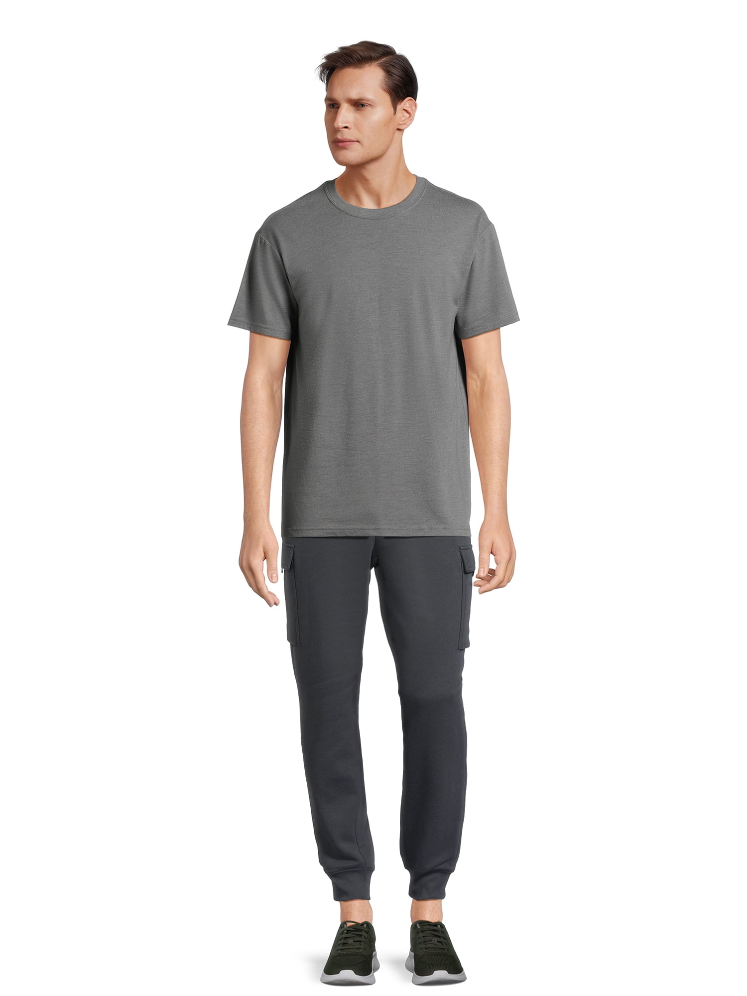 Athletic Works Men's and Big Men's Tri Blend Tee, Sizes XS-4XLT