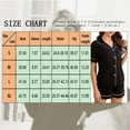 thumbnail image 4 of TEMOFON Two Piece Womens Pajama Sets Button Down Shirts and Drawstring Pants with Pockets Solid Lounge Sets for Womens Clothes Casual Tops and Shorts Summer Outfits, 4 of 6