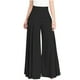 thumbnail image 1 of Pantalones de Pierna Ancha Para Mujer, Informales, Sólidos, Elegantes, de Cintura Alta, Pantalones Acampanados, Pantalones Con Cremallera Odeerbi ODB-6, 1 of 5