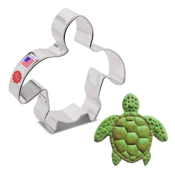 Ann Clark Sea Turtle Cookie Cutter 4", Made in USA