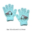 thumbnail image 4 of Sonducket 1 par de guantes para niños pequeños Accesorio de ropa simple Calentador de dedos Cubierta de calentamiento de manos Patrón de coche Guante de guantes y mitones Tipo 5 Sonducket AP009853-05, 4 of 6