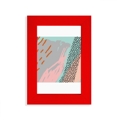 thumbnail image 1 of Cadre Photo Rouge Motif Artistique Poudre s, 1 of 4