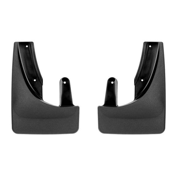 WeatherTech Custom No Drill Splash Guard MudFlaps compatible with 2022-2025 Nissan Frontier, Front Pair - Black