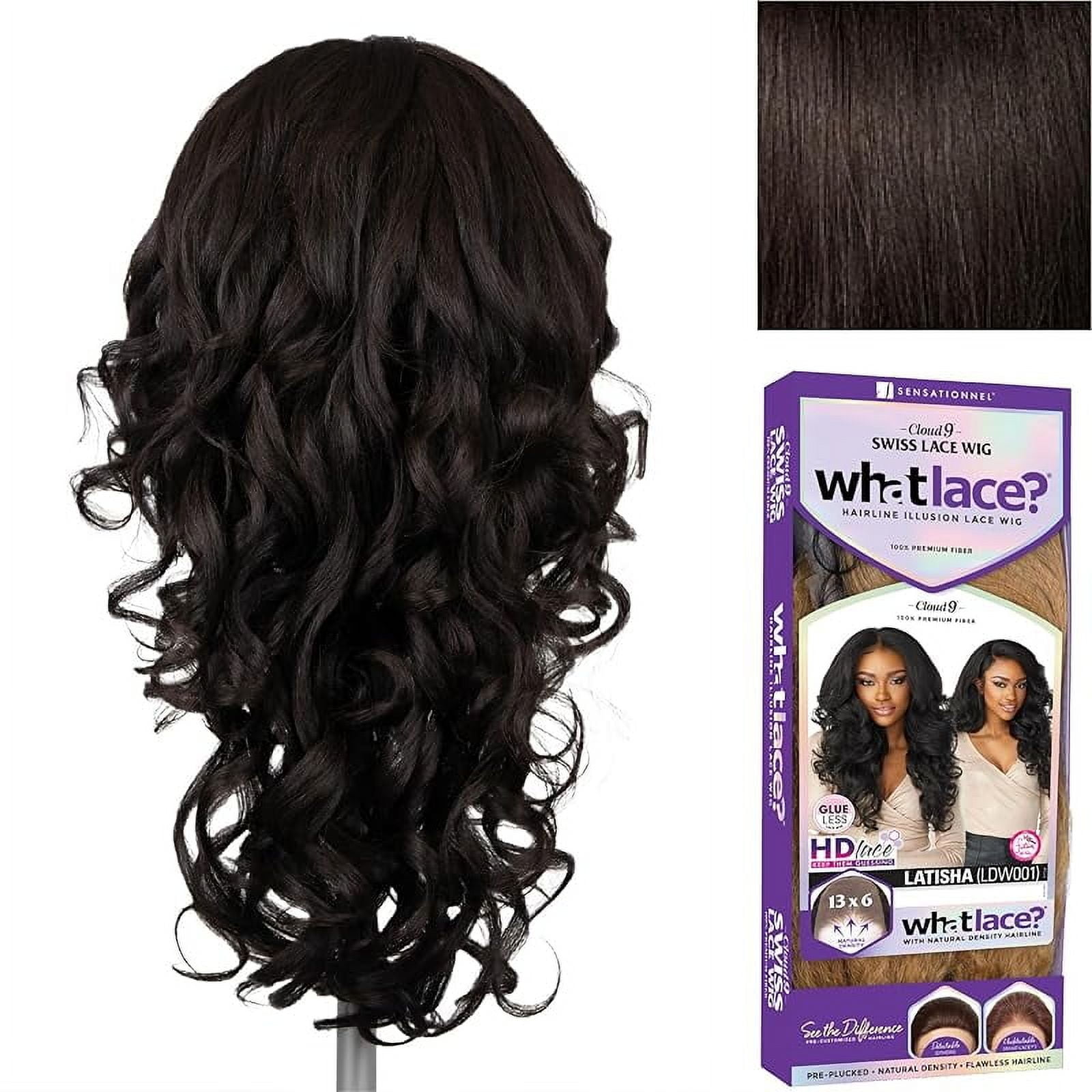 Sensationnel What lace 13x6 wigs - latisha lacefrontal hand tied glueless synthetic with natural density preplucked hairline (FLAMBOYAGEAUBURN)