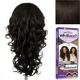 thumbnail image 2 of Sensationnel What lace 13x6 Wigs - latisha lacefrontal hand tied glueless synthetic with natural density preplucked hairline (Off Black 1B), 2 of 10