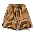 thumbnail image 4 of Hvyesh Mens Casual Shorts - Cotton Drawstring Summer Beach Stretch Twill Chino Golf Shorts, 4 of 6