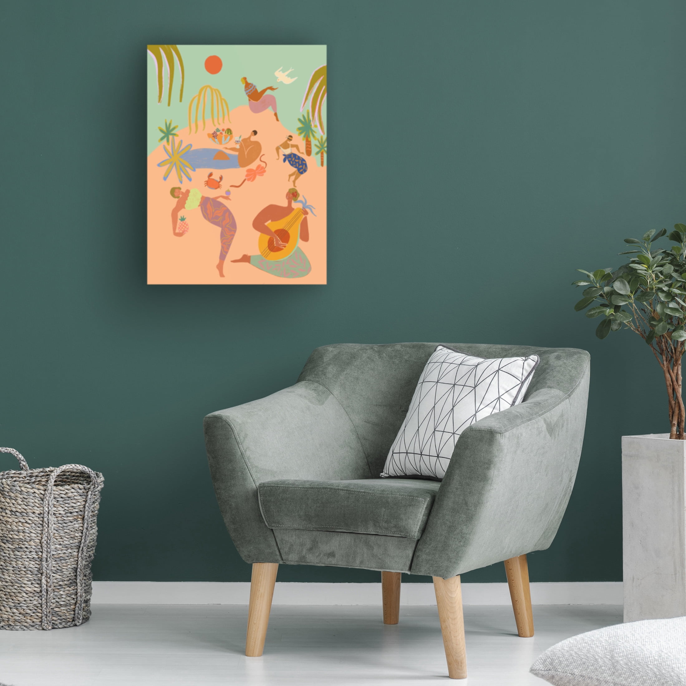 Trademark Fine Art Arty Guava Vacation Canvas Wall Art