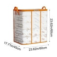 thumbnail image 4 of Large Capacity Quilt Storage Bag | Waterproof & Humidity Proof Clothing Organizer | Transparent PVC Zipper Bag for Moving & Packing | 1-Piece Storage Box, 4 of 6