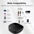 thumbnail image 4 of Receptor Bluetooth 5.2, Adaptador de Audio con NFC, Ranura USB y TF, Conexión AUX 3.5mm y RCA, Para Sistema Estéreo Doméstico y Auto, 4 of 7