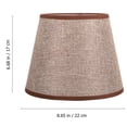thumbnail image 2 of BESTYASH 1Pack Lamp Shades For Bedside Lamp Round Modern Light Diffusion .65X8.65X6.68in, 2 of 5