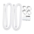 thumbnail image 2 of Manguera de repuesto para bomba de piscina de 100 cm, destornillador, conector de reparación con abrazaderas para bomba de filtro de patio de Blanco, 2 of 9