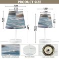 thumbnail image 3 of BZSMCE Table Lamp Creative Sea Shells & Starfish Pattern Simple Pattern Night Light, 3 of 8