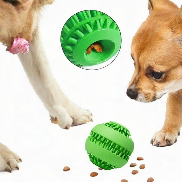 Pelota de juguete para perros perfecl Interactivo Rompecabezas Alimentador lento Verde pequeño
