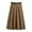 Khaki, variant on Busydd Women's Skirts Trendy Solid Color Midi Skirt Casual Oversized Fall Skirts for Women Plus Size Skirt XL
