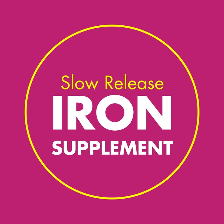 Slow Fe Iron Supplement, 45 Mg Slow Release, 30 Count photo 3