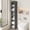 Iron gray, variant on YQ JENMW 2-Tier Bookcase,Narrow Bookshelf Storage Organizer for Small Spaces,Bedroom,Office,White
