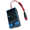 thumbnail image 3 of Inversor de corriente ANGGREK convertidor de vehículo 12V 24V a 110V 220V Control de interruptor multifuncional, 3 of 8