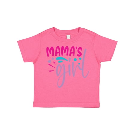 

Inktastic Mama s Girl Text in Pink and Purple Gift Toddler Toddler Girl T-Shirt