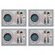 thumbnail image 1 of Un juego de cuatro piezas, diseño artístico con estampado bohemio, mantel individual de tela lavable para mesa, 1 of 5