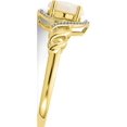 thumbnail image 4 of Bague en Or Jaune Opale Diamant 10 Carats, 4 of 5