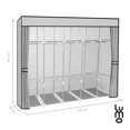 thumbnail image 2 of Armario Grande LUMO Closet Reforzado Portatil gris 205cm, 2 of 7