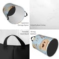 thumbnail image 2 of Fotbe Cute Gnome Bee Collects Honey Cesto de Ropa con Asas, Cesto Impermeable de Gran Capacidad, Bolsa de Lavado para Dormitorio, Cesto de Ropa con Ruedas y Asas-Small, 2 of 6