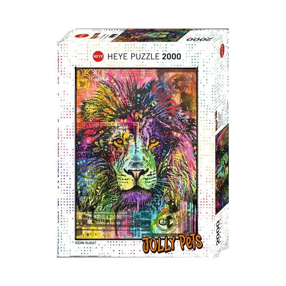 Rompecabezas Heye 2000 piezas Jolly Pets León, Dean Russo Heye H29894