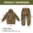 thumbnail image 4 of Maple Leaf Camo Ghillie Suit 2-Piece Hooded Training Uniform Forest Hunting Clothes, 4 of 8