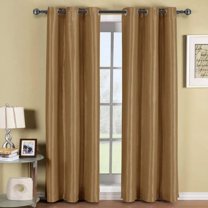 Sheetsnthings Blackout Curtain 42 x 108 Inch, Mushroom Single Panel/Thermal Insulated Room Darkening Bedroom Curtain