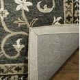 thumbnail image 4 of SAFAVIEH Bella Leah Medallion Traditional Wool Area Rug, Grey/Taupe, 4' x 6', 4 of 8