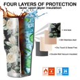 thumbnail image 7 of 30oz Pioneer Flower Tumblers Stainless Steel Tumbler with Lid and Straw,Vacuum Insulated Double Wall Travel Tumbler Cups Mug with Cleaning Brush for Coffee,Tea, 7 of 7