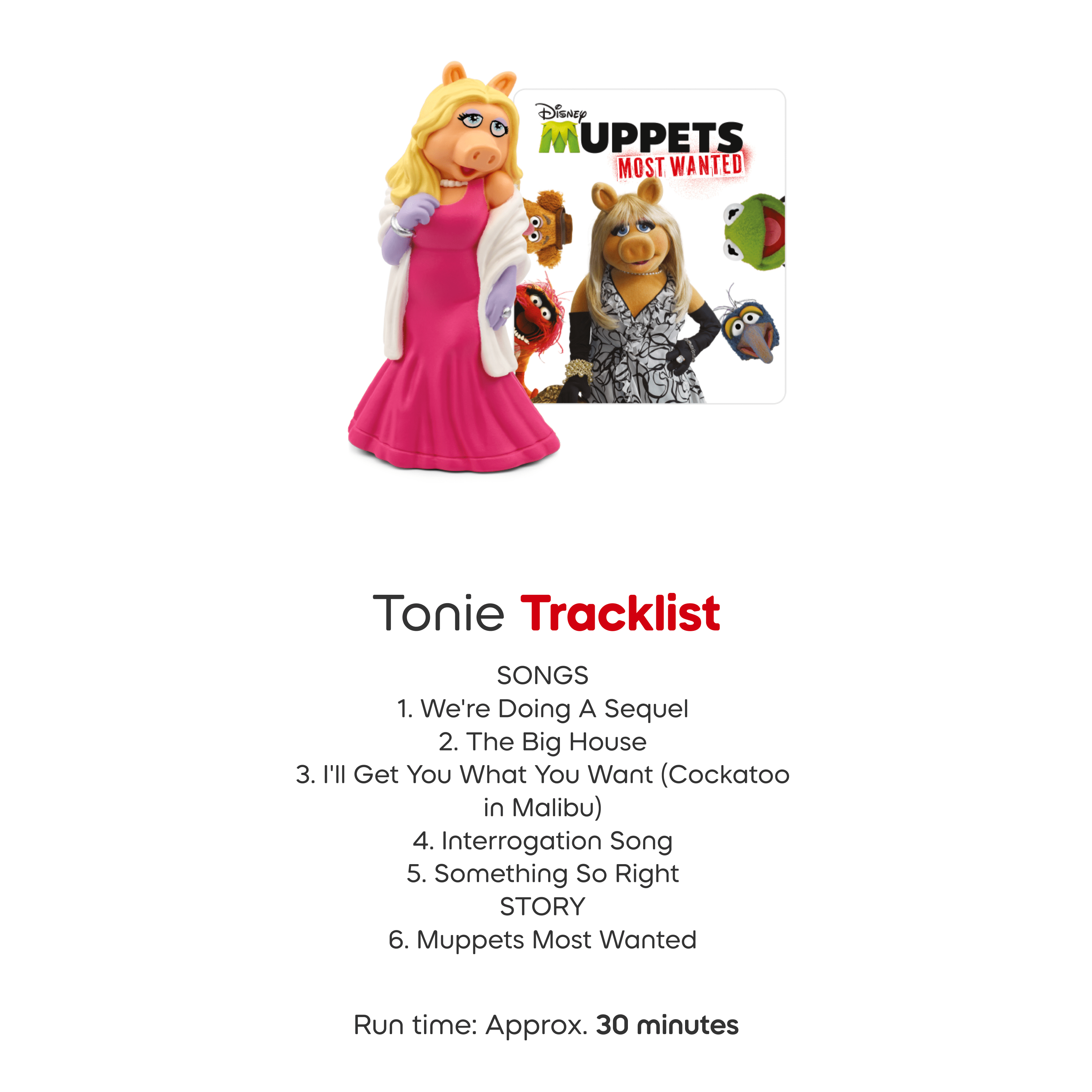 Tonies Figurine Audio - Miss Piggy (ANGLAIS)