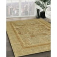 thumbnail image 2 of Ahgly Company Indoor Rectangle Abstract Metallic Gold Abstract Area Rugs, 6' x 9', 2 of 6