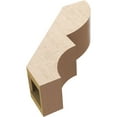 thumbnail image 6 of Ekena Millwork 5"W x 14"D x 14"H Ridgewood Rough Cedar Woodgrain TimberThane Knee Brace, Primed, 6 of 6