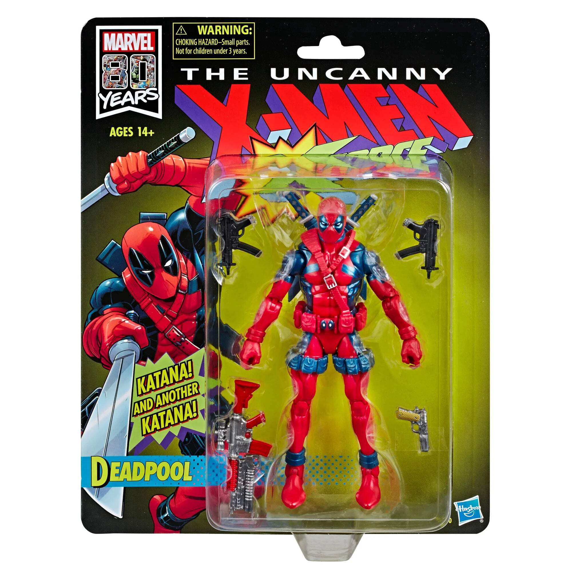 Marvel The Uncanny X-Men Deadpool 80 Years Action Figure