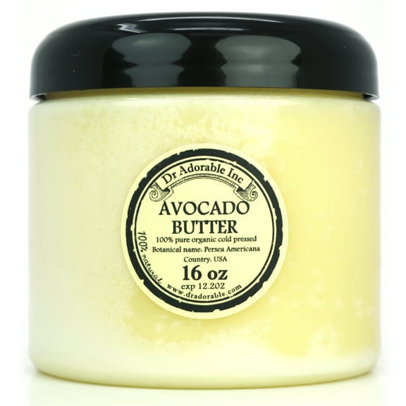 Dr Adorable - 16 oz - Avocado Butter - Organic Fresh Natural