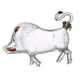 thumbnail image 3 of Boar Shaped Decanter Bottle Glass Decanter Novelty for Home Bar Party, 3 of 6