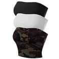 thumbnail image 1 of MixMatchy Women's 3-Pack Causal Strapless Basic Sexy Tube Top, 1 of 2