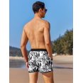 thumbnail image 7 of COOFANDY Men's Bathing Suit Color Block Swimming Trunks Athletic Swim Short Swimsuit Swimwear Beach Shorts, 7 of 7